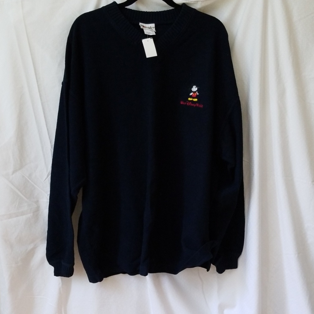 Disney Navy V-neck sweater